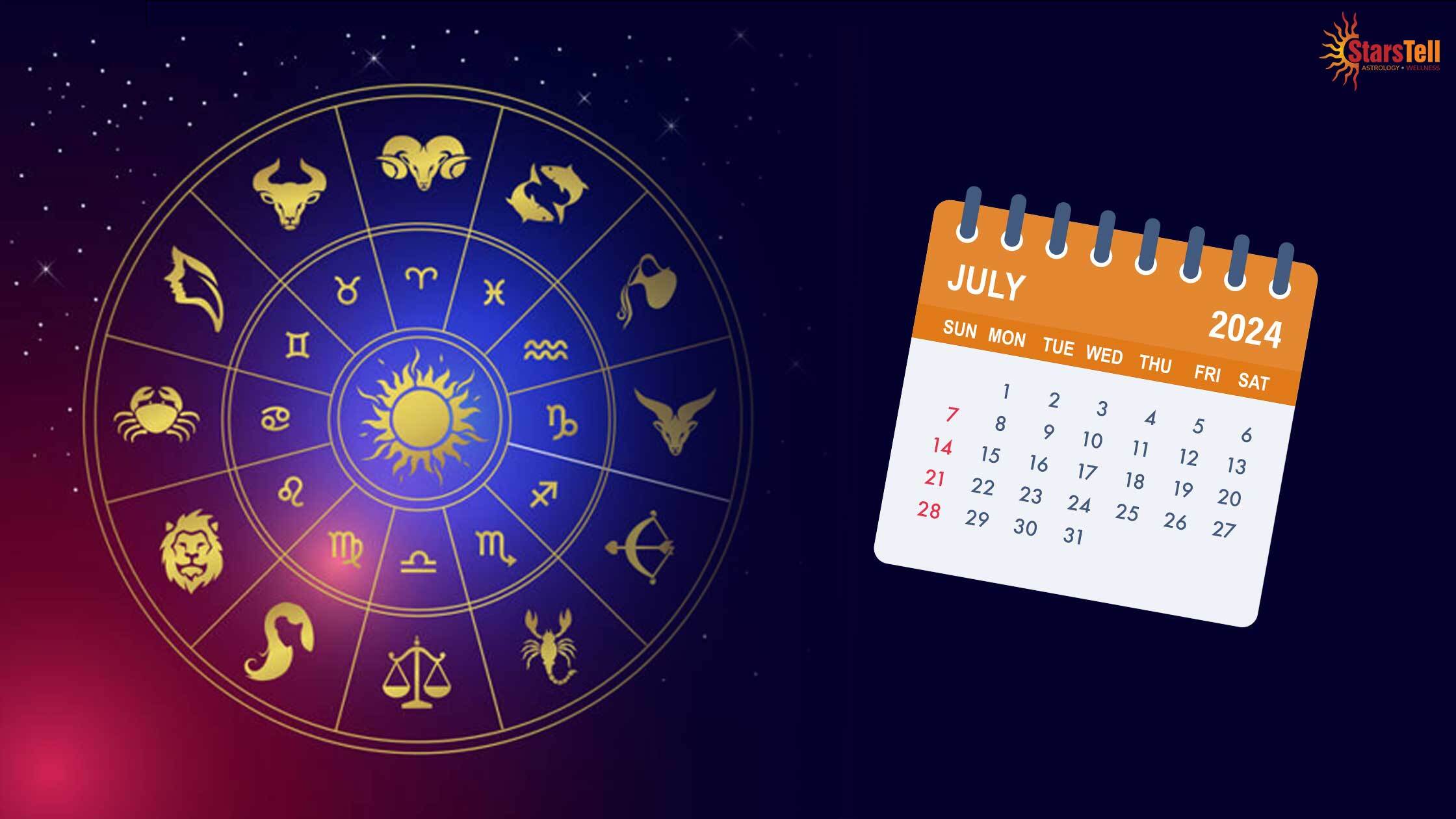 Monthly Horoscope July 2024